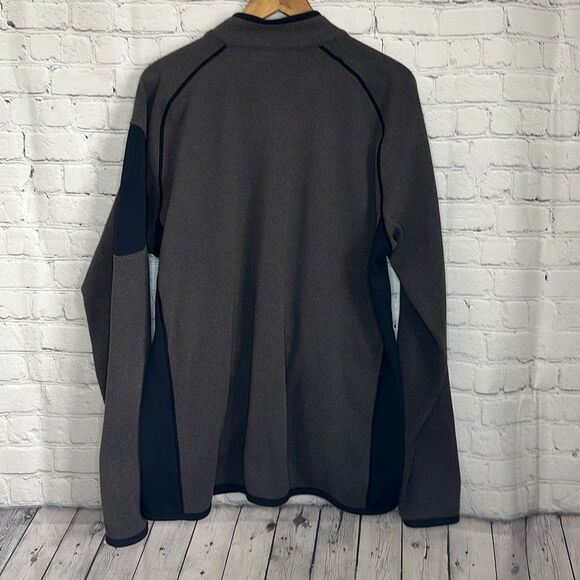 Merrell Select Regulate Men's XL Fleece Full Zip Sweater Jacket Gray Black - Picture 5 of 9